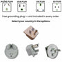 Groundingwell™ Plug Types by Region