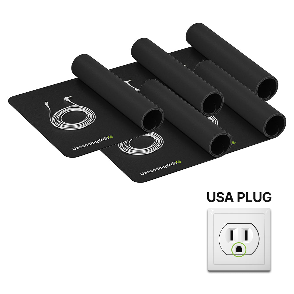 Set of 5 Groundingwell™ Earthing Mats for USA